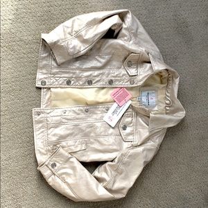 Urban Republic Gold Metallic Denim Jacket